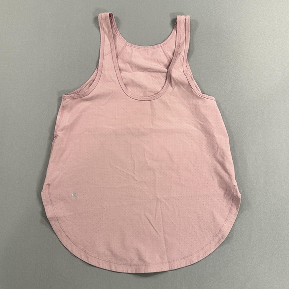lululemon athletica Tops - Lululemon Tank Top Womens Apx:Medium Pink Perforated Racerback Athletic Running‎